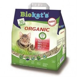 Biokats Organik Topaklaşan Kedi Kumu 10 L
