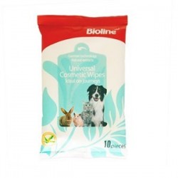 Bioline Kedi, Köpek ve Kemirgen Temizleme Mendili 10 adet Bioline Kedi, Köpek ve Kemirgen Temizleme Mendili 10 adet