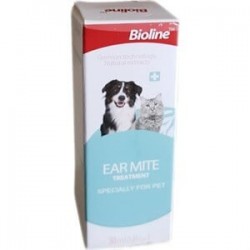 Bioline Kedi ve Köpek Kulak Temizleme Yağı 30ml Bioline Kedi ve Köpek Kulak Temizleme Yağı 30ml
