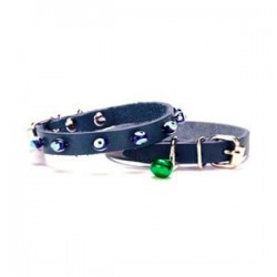 Doggie Boncuklu Kedi ve Yavru Köpek Boyun Tasması 1,5x28-32cm Mavi Doggie Boncuklu Kedi ve Yavru Köpek Boyun Tasması 1,5x28-32cm Mavi