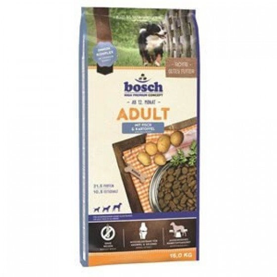 Bosch Balıklı Patetesli Yetişkin Kuru Köpek Maması 15 Kg