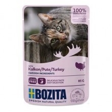 Bozita Sos İçinde Hindili Pouch Kedi Konservesi 85gr