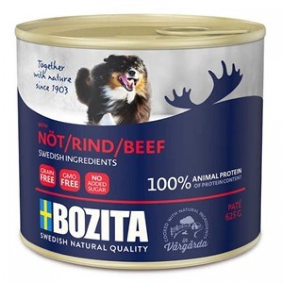 Bozita Tahılsız Sığır Etli Köpek Konservesi 625 gr