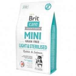 Brit Care Tahılsız Mini Light Sterillised Tavşanlı Köpek Maması 2 kg Brit Care Tahılsız Mini Light Sterillised Tavşanlı Köpek Maması 2 kg