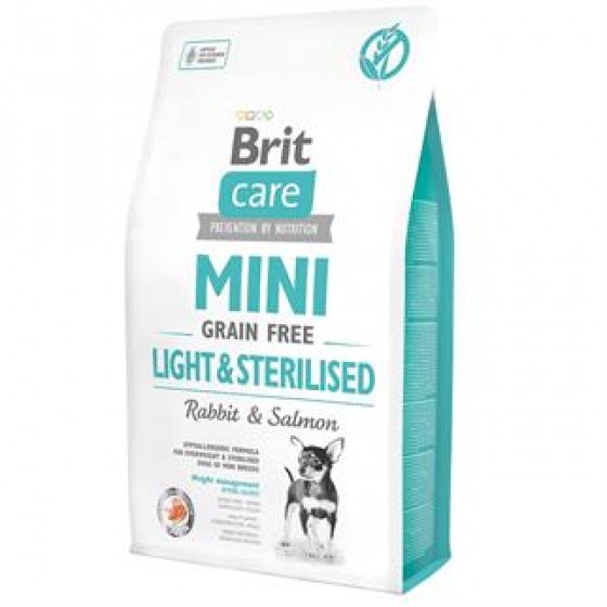 Brit Care Tahılsız Mini Light Sterillised Tavşanlı Köpek Maması 2 kg