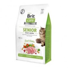 Brit Care Tahılsız Senior Weight Control Tavuklu Yaşlı Kedi Maması 2 kg