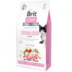 Brit Care Tahılsız Sterilised Sensitive Tavşanlı Kedi Maması 6+1 kg Brit Care Tahılsız Sterilised Sensitive Tavşanlı Kedi Maması 6+1 kg