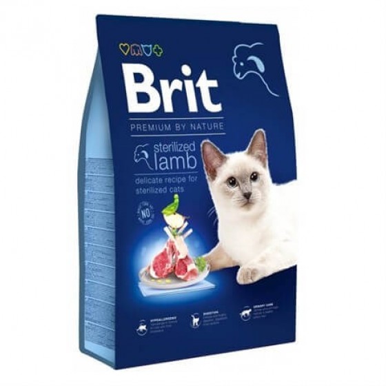 Brit Premium Nature Sterilized Kuzulu Kedi Maması 8 Kg