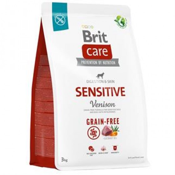 BritCare Venison Hassas Köpekler İçin Geyik-Patatesli Köpek Maması 3Kg