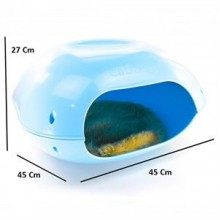 Cado Pet Plastik Minderli Kedi Evi 45x45x27 cm Cado Pet Plastik Minderli Kedi Evi 45x45x27 cm