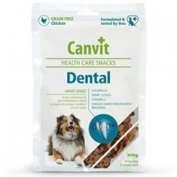 Canvit Dental Tahılsız Köpek Ödülü 200 Gr Canvit Dental Tahılsız Köpek Ödülü 200 Gr