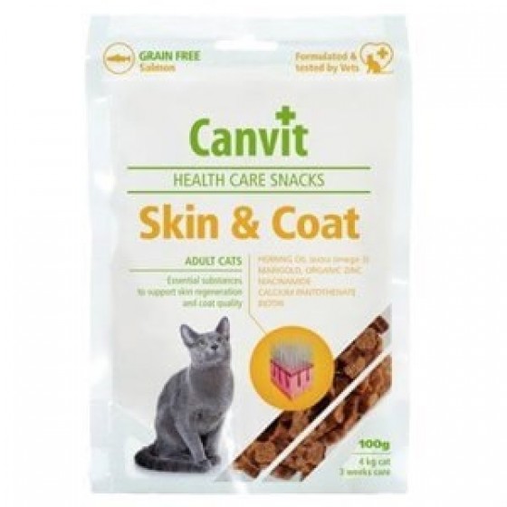 Canvit Skin&Coat Deri ve Tüy Sağlığı İçin Kedi Ödülü 100 Gr