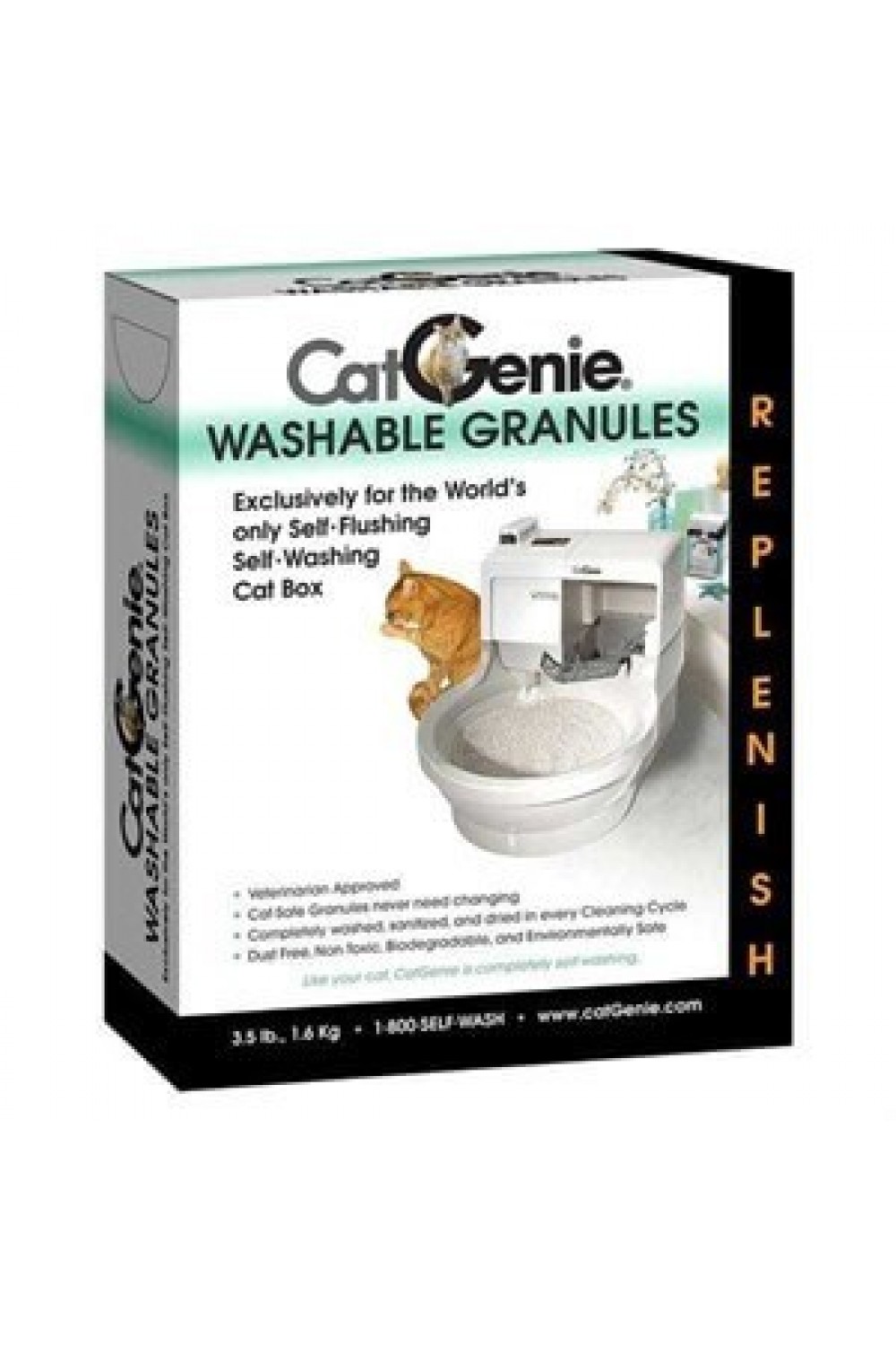 CatGenie Yıkanabilir Otomatik Tuvalet için Granül - Istanbul Pet Shop