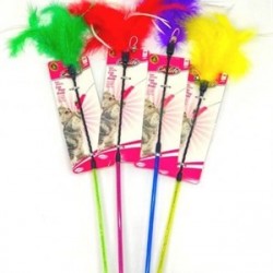 Catlife Tüylü Uzun Kedi Oltası 60 Cm