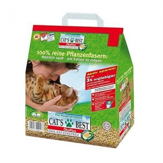 Cats Best Öko Plus 10 Lt. Organik Kedi Kumu 4.3 Kg