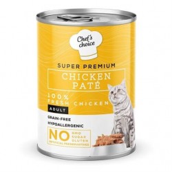 Chefs Choice Tavuk Etli Ezme Kedi Konseve Maması 400 Gr Chefs Choice Tavuk Etli Ezme Kedi Konseve Maması 400 Gr