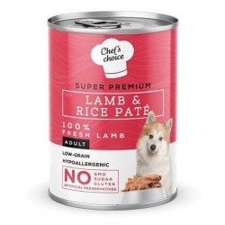 ChefsChoice Kuzulu Pirinçli Ezme Köpek Konseve Maması 400 Gr ChefsChoice Kuzulu Pirinçli Ezme Köpek Konseve Maması 400 Gr
