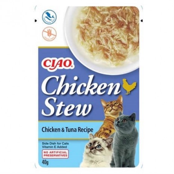 Ciao Chicken Stew Tavuk Güveç ve Ton Balıklı Pate 40gr