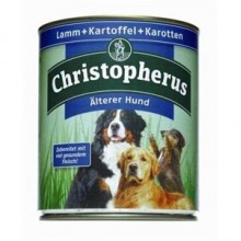 Christopherus Fleishmahlze Kuzulu Yaşlı Köpek Konservesi 800gr