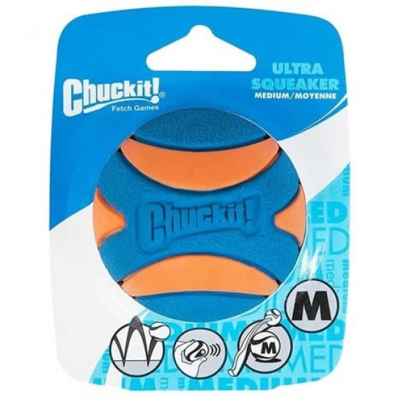 Chuckit Utra Squeaker Sesli Köpek Oyun Topu Medium