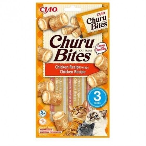 Ciao Bites Tavuk Sargılı Kedi Ödülü 3x10 Gr