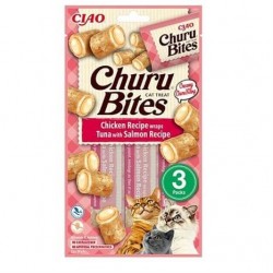 Ciao Bites Tavuk Sargılı ve Ton Balıklı Kedi Ödülü 3x10 Gr Ciao Bites Tavuk Sargılı ve Ton Balıklı Kedi Ödülü 3x10 Gr