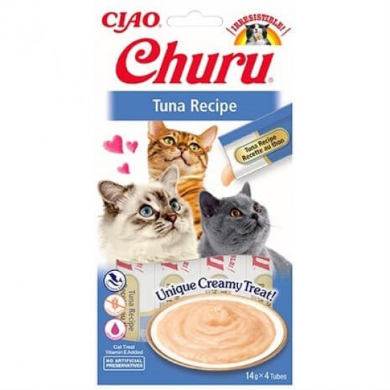 Ciao Churu Cream Ton Balıklı Kedi Ödülü 4x14 Gr