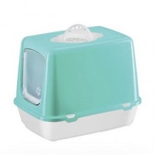 Çınar Kapalı Kedi Tuvaleti 37x50x40 cm Su Yeşili