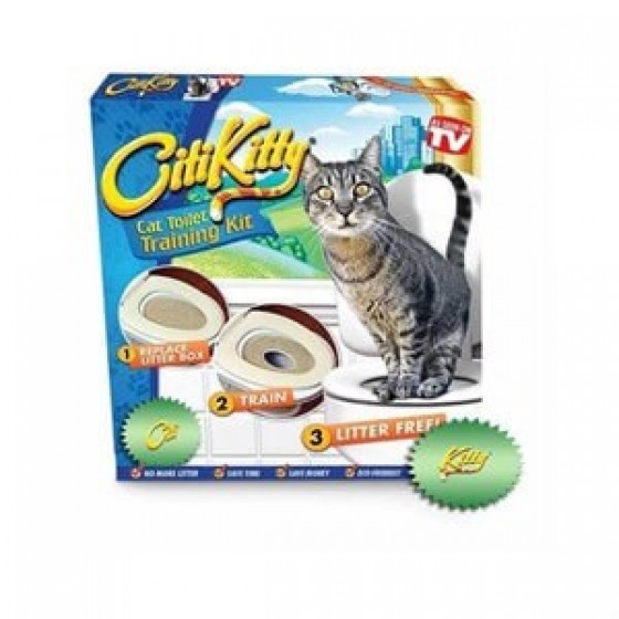 Citikitty Kedi Tuvalet Eğitim Seti - Kum Masrafından Kurtulun