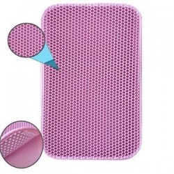 CleanStep Elekli Kedi Tuvalet Önü Paspası 60 x 45 cm PEMBE CleanStep Elekli Kedi Tuvalet Önü Paspası 60 x 45 cm PEMBE