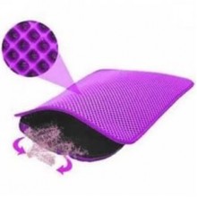 CleanStep Elekli Kedi Tuvalet Önü Paspası 60 x 45 cm MOR CleanStep Elekli Kedi Tuvalet Önü Paspası 60 x 45 cm MOR