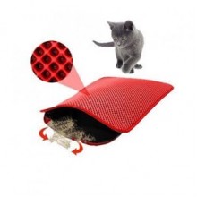 CleanStep Elekli Kedi Tuvalet Önü Paspası 60 x 45 cm KIRMIZI CleanStep Elekli Kedi Tuvalet Önü Paspası 60 x 45 cm KIRMIZI