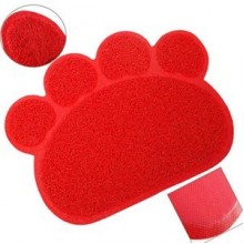 CleanStep Patili Tuvalet Önü Paspası 60x45 Cm KIRMIZI CleanStep Patili Tuvalet Önü Paspası 60x45 Cm KIRMIZI