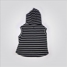 CreamGrey Cruz Çizgili Lacivert Köpek Tshirt 2XL