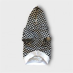 CreamGrey Race Siyah Kareli Köpek Sweatshirt 2XL