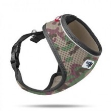 Curli Basic Air-Mesh Köpek Göğüs Tasması Camo S