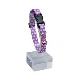 Dalis Desenli Kedi Boyun Tasması 22-30 cm Lila