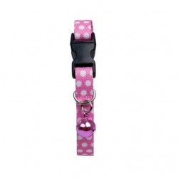 Dalis Desenli Kedi Boyun Tasması 22-30 cm Pembe Dalis Desenli Kedi Boyun Tasması 22-30 cm Pembe