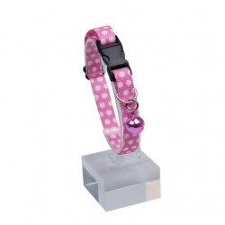 Dalis Desenli Kedi Boyun Tasması 22-30 cm Pembe Dalis Desenli Kedi Boyun Tasması 22-30 cm Pembe
