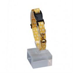 Dalis Desenli Kedi Boyun Tasması 22-30 cm Sarı