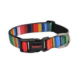 Dalis Gökkuşağı Köpek Boyun Tasması M Boy 30-50 cm