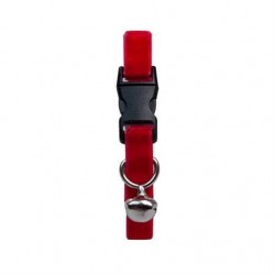 Dalis Kadife Zilli Kedi Tasması 22-30 cm Kırmızı Dalis Kadife Zilli Kedi Tasması 22-30 cm Kırmızı