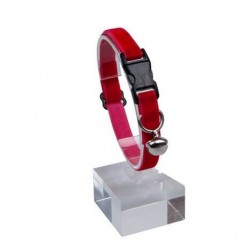 Dalis Kadife Zilli Kedi Tasması 22-30 cm Kırmızı Dalis Kadife Zilli Kedi Tasması 22-30 cm Kırmızı