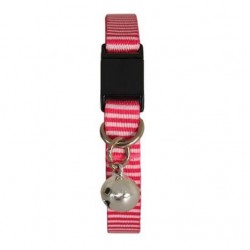 Dalis Kırmızı Beyaz Güvenlik Kilitli Kedi Boyun Tasması