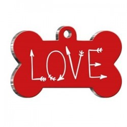 Dalis Love Kemik Köpek ve Kedi Künyesi 2,6 x 3,8 cm Medium Dalis Love Kemik Köpek ve Kedi Künyesi 2,6 x 3,8 cm Medium