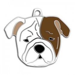 Dalis Pet Tag Bulldog Köpek Künyesi Dalis Pet Tag Bulldog Köpek Künyesi