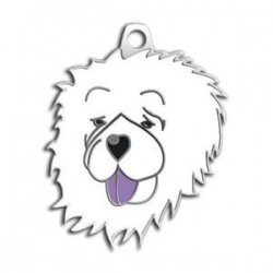 Dalis Pet Tag Çin Aslanı Köpek Künyesi (Beyaz) Dalis Pet Tag Çin Aslanı Köpek Künyesi (Beyaz)