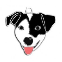 Dalis Pet Tag Jack Russel Köpek Künyesi (Siyah Maskeli)