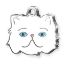 Dalis Pet Tag Mavi Gözlü Beyaz İran Kedisi Künyesi