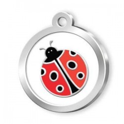 Dalis Pet Tag Mineli Seri Uğur Böceği Desenli Künye Dalis Pet Tag Mineli Seri Uğur Böceği Desenli Künye